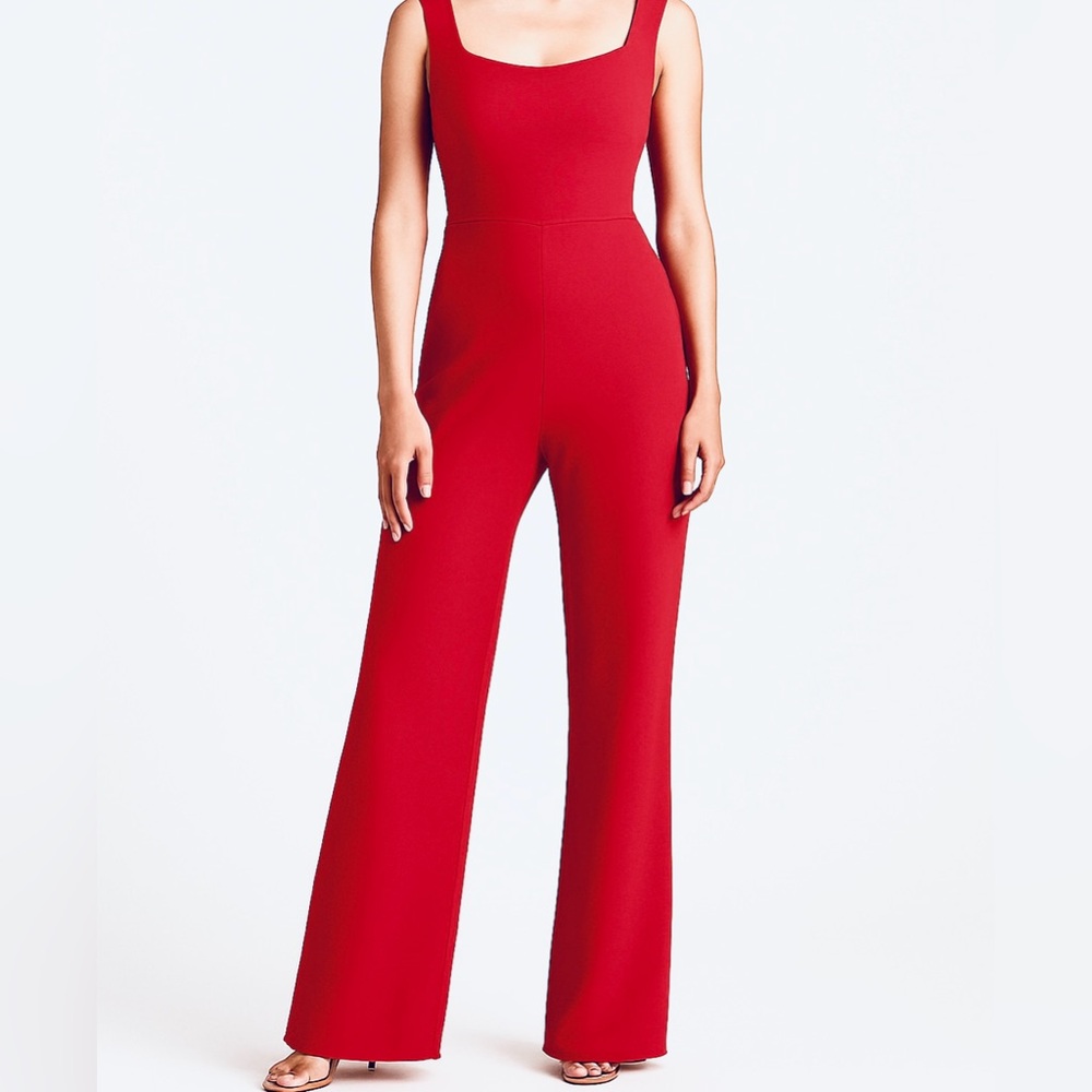 Chic Scarlet Jumpsuit